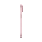 iPhone 15 Pink side profile showing slim aluminum frame