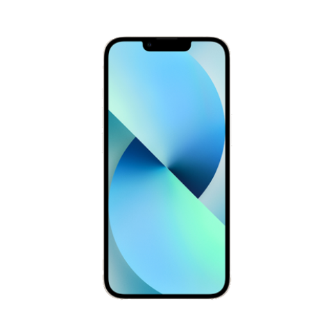 iPhone 13 128GB White front Super Retina XDR OLED display Face ID – Tunisia