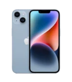 iPhone 14 256GB Blue back and front dual camera display – new Tunisia